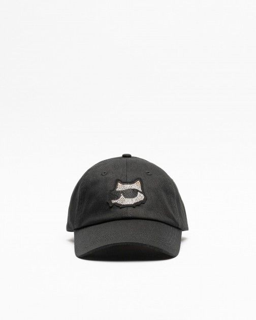 Gorra Karl Lagerfeld K/Ikonik 2.0 CHOUPRHNSTNS Cap Negro