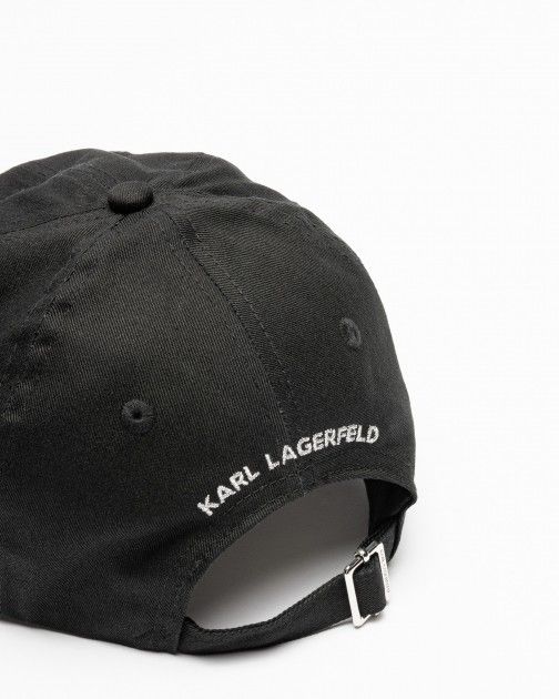 Gorra Karl Lagerfeld K/Ikonik 2.0 CHOUPRHNSTNS Cap Negro