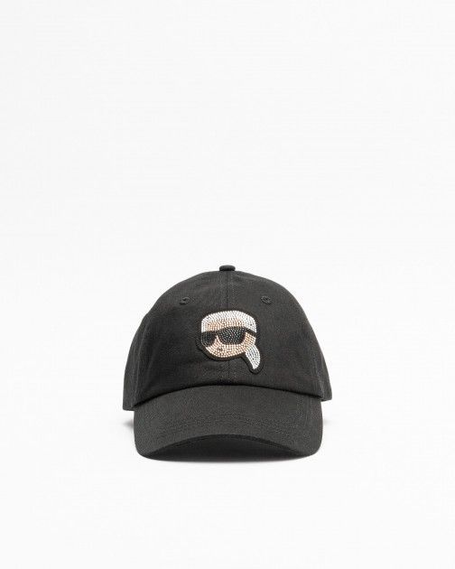 Gorra Karl Lagerfeld K/Ikonik 2.0 Karl RHNSTNS Cap Negro