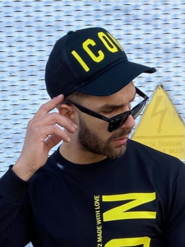 GORRA OVDS ICON  CAPBASIC NEGRO/AMARILLO
