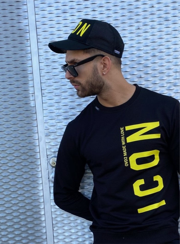 GORRA OVDS ICON  CAPBASIC NEGRO/AMARILLO