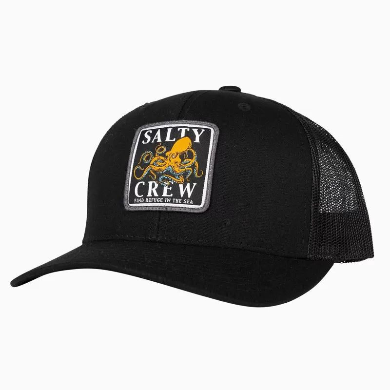Gorra Salty Crew: Ink Slinger Retro Trucker (Black)