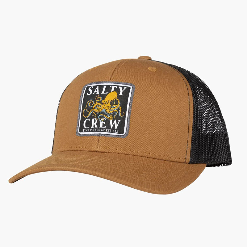 Gorra Salty Crew: Ink Slinger Retro Trucker (Camel Black)