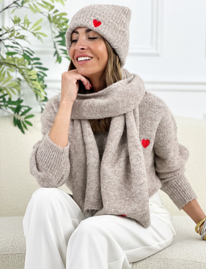 Gorro & Bufanda Cuore Topo