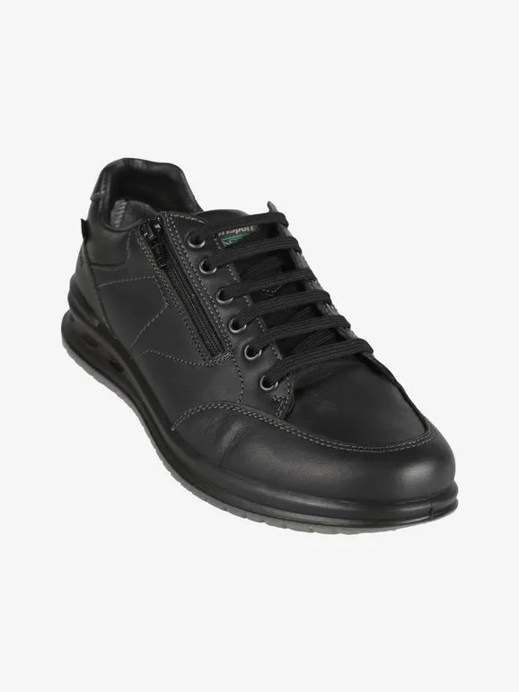 Grisport Zapatillas de piel con cordones para hombre.
