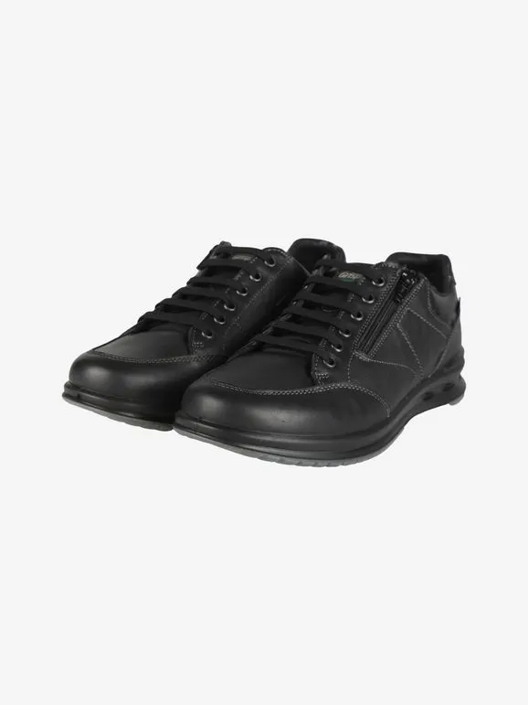 Grisport Zapatillas de piel con cordones para hombre.