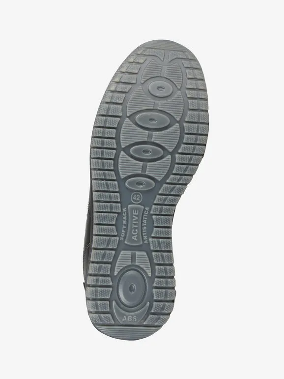 Grisport Zapatillas de piel con cordones para hombre.