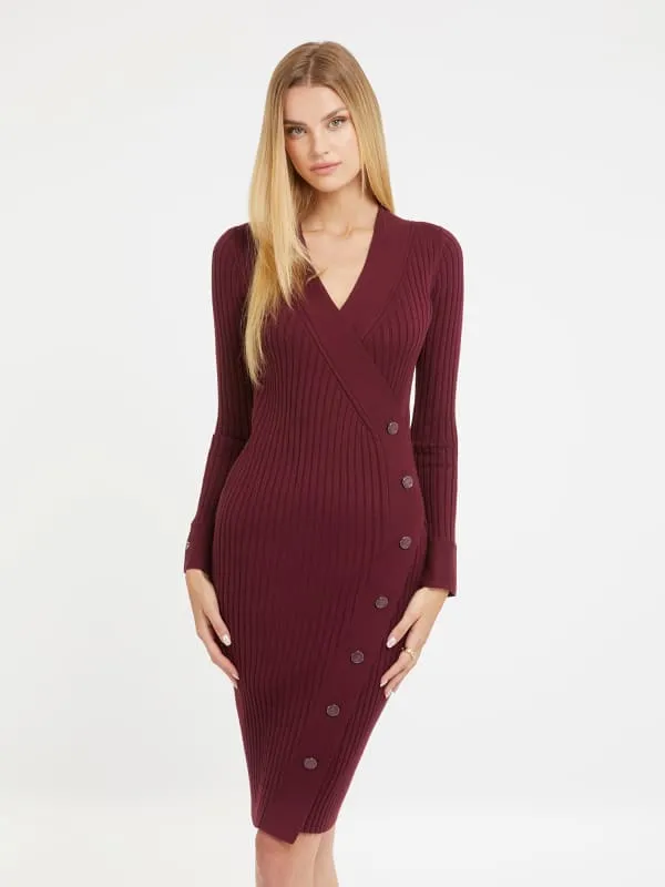 GUESS Bodycon Midi Sweater Dress