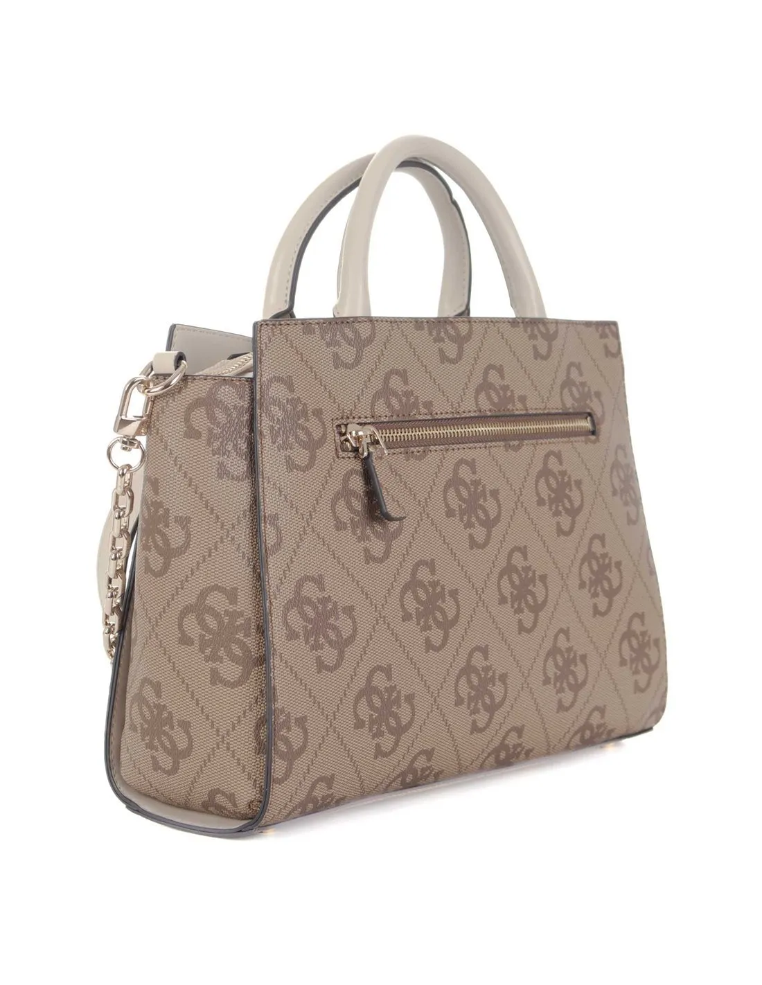 GUESS  BOLSO LATTE Y BLANCO NOLANA OS950006 