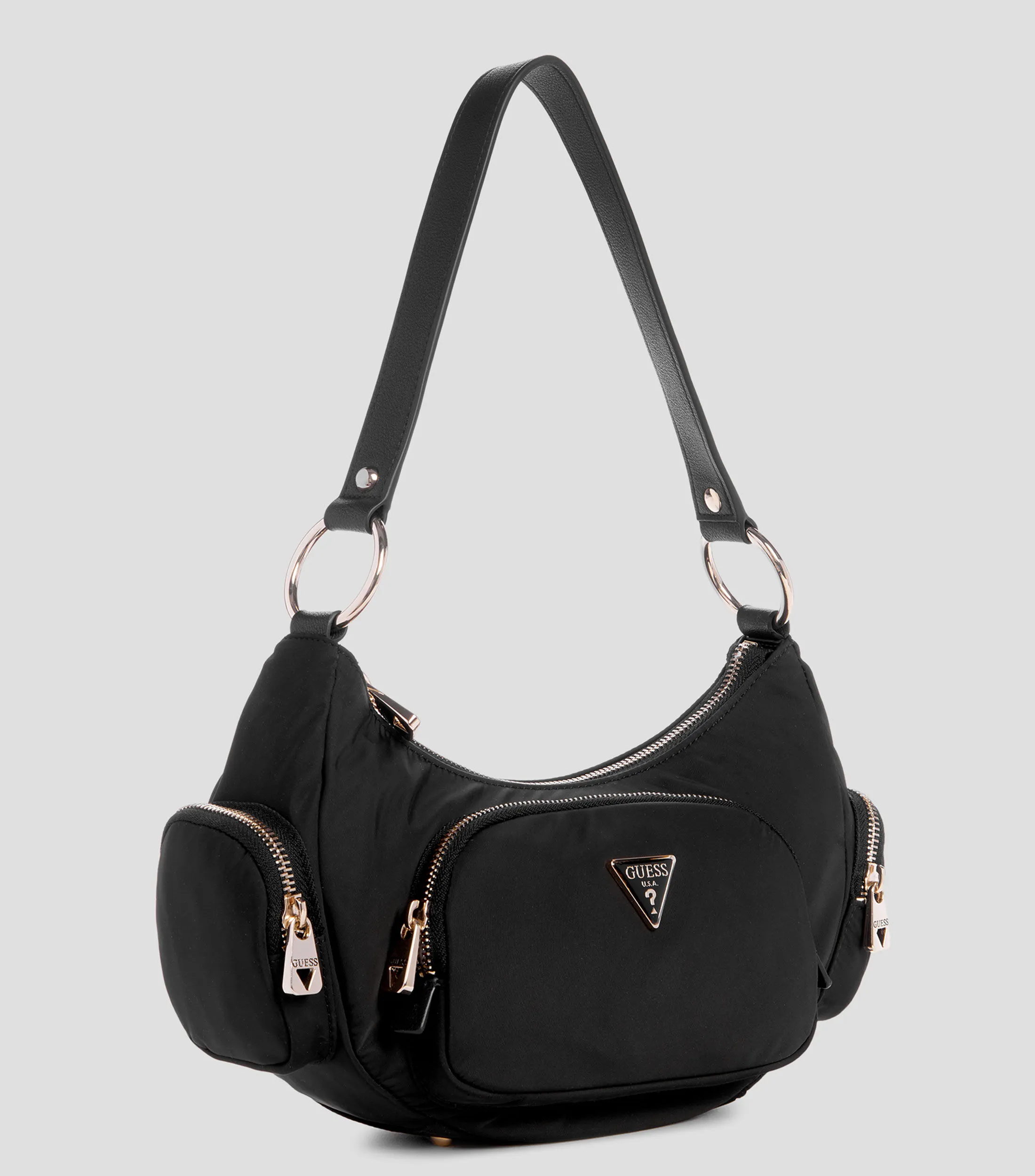 Guess Bolso shoulder negro Eco Gemma Mujer
