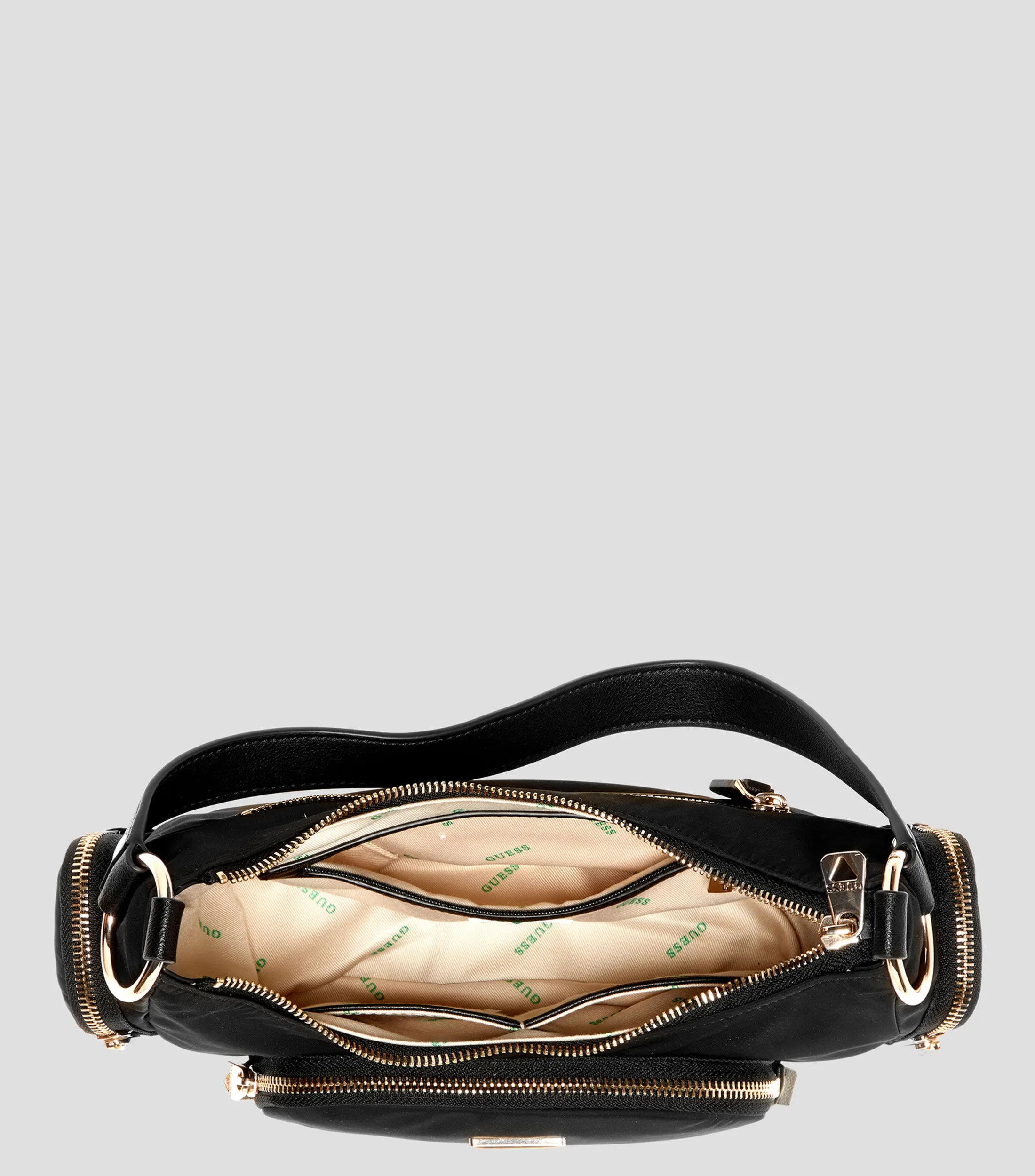 Guess Bolso shoulder negro Eco Gemma Mujer