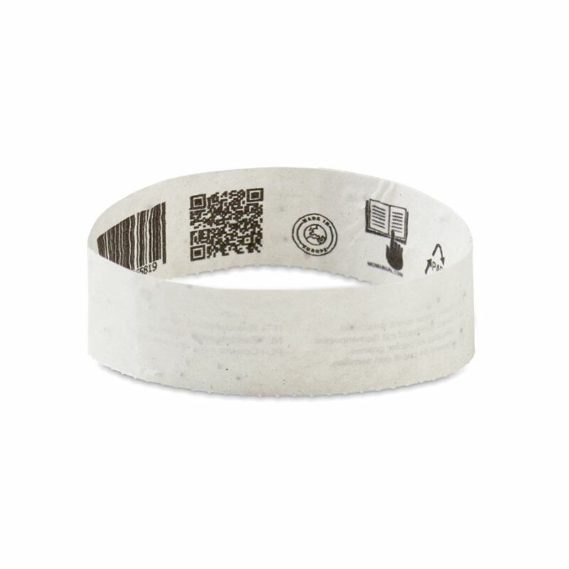 Hoja de 10 pulseras para eventos Bandsee
