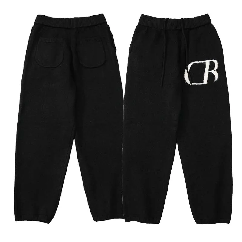 Hombres Mujeres Diseñadores Sweaters de ropa Lana CB Jacquard Technología Sweater Knit Outwear Femenina Outumn Winter Keep Warm 