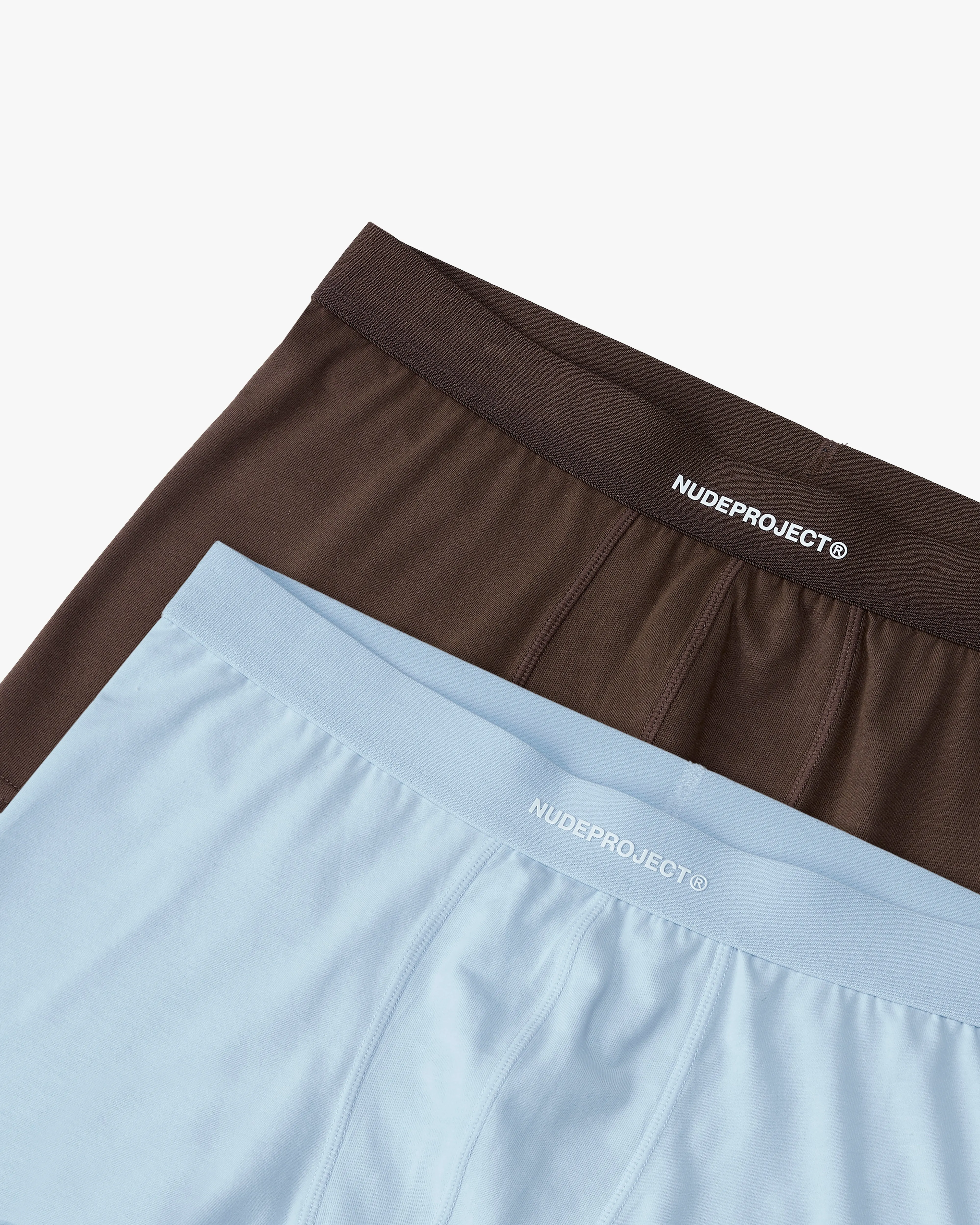 JAKE BRIEF DOUBLE PACK  BABY BLUE/BROWN