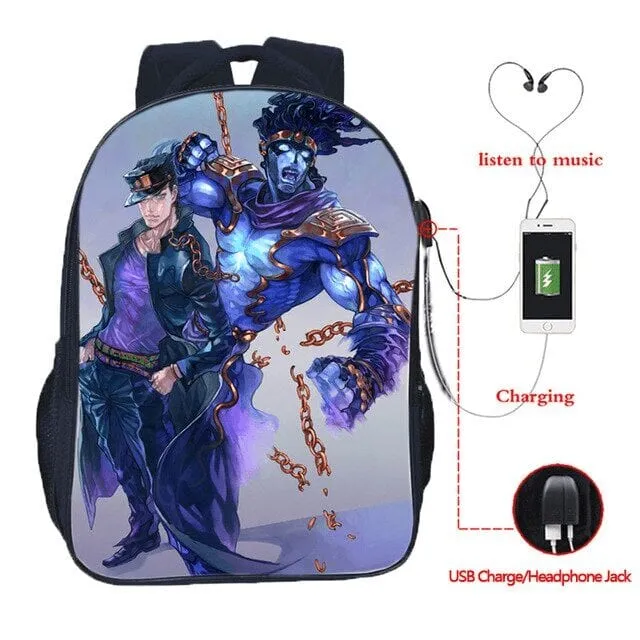 JoJo’s Bizarre Adventure Mochila Jotaro y Star Platinum