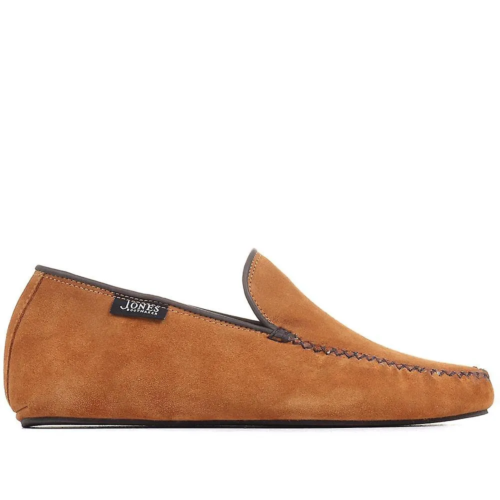Jones Bootmaker Mens Yarm Leather Mocasín Zapatillas
