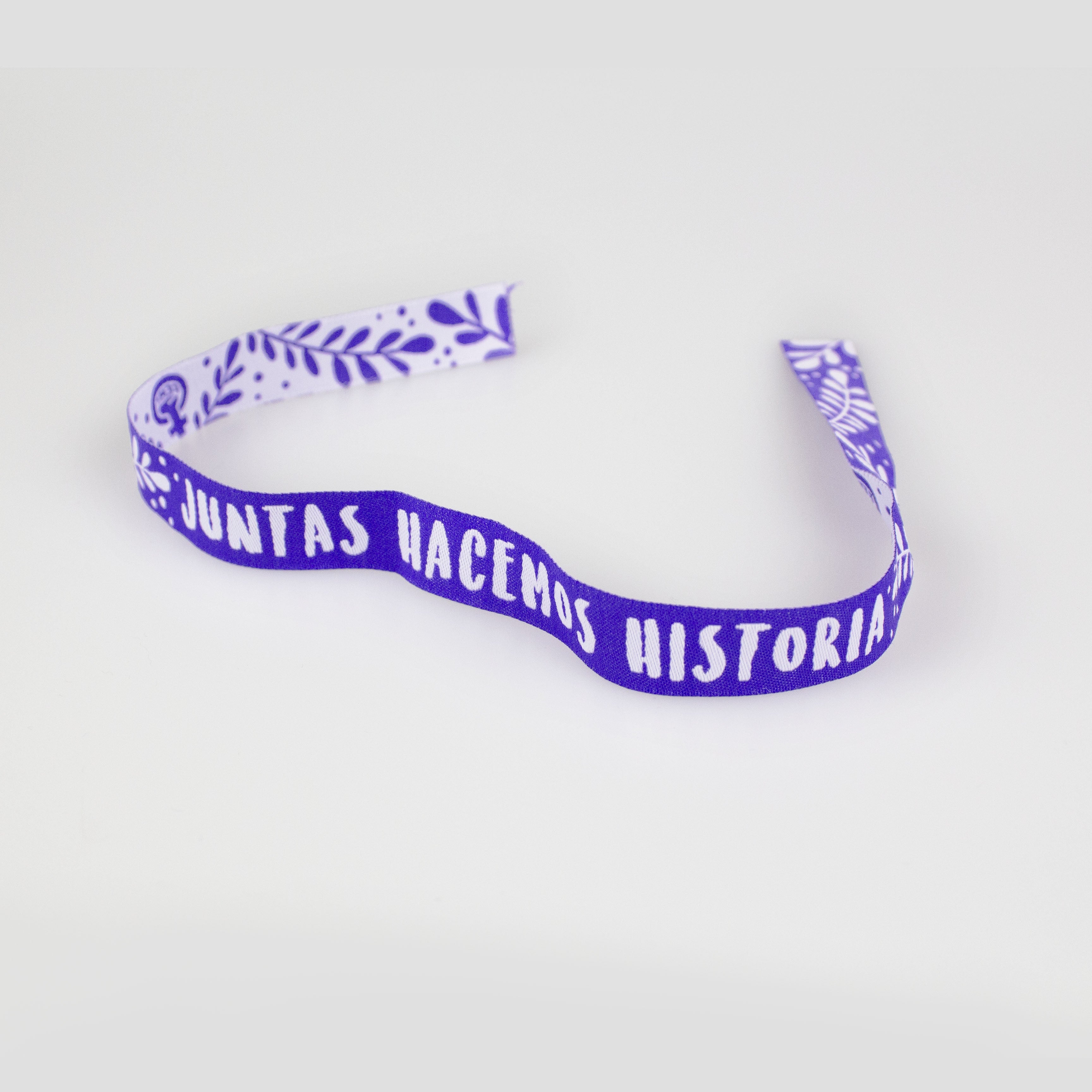 Juntas hacemos historia 8M Pack de 10 pulseras de tela