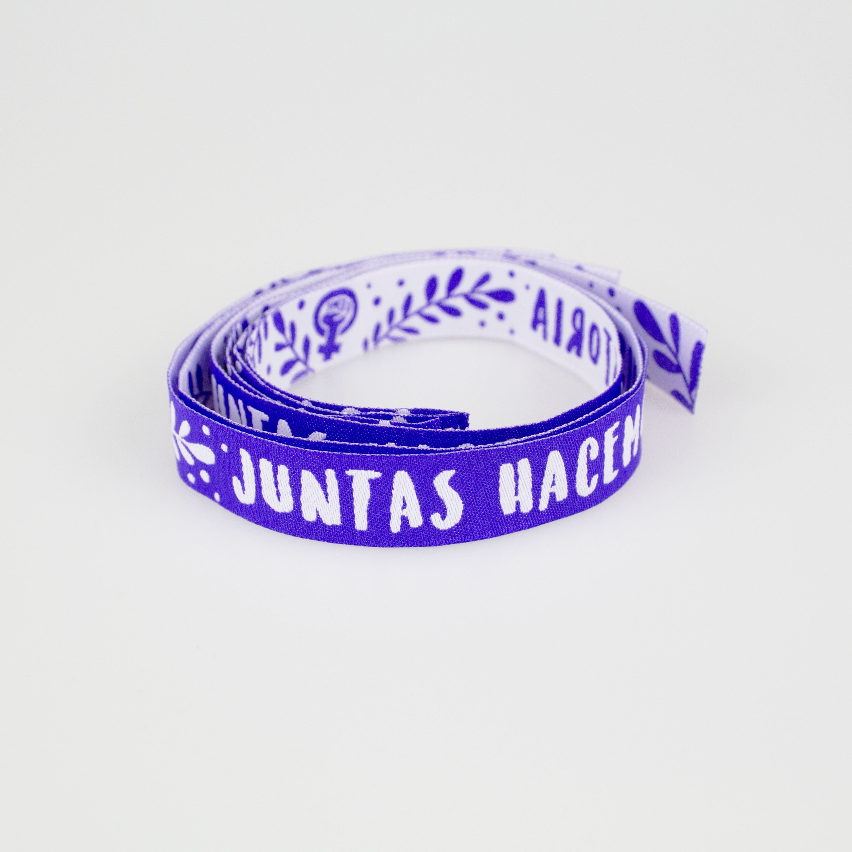 Juntas hacemos historia 8M Pack de 10 pulseras de tela