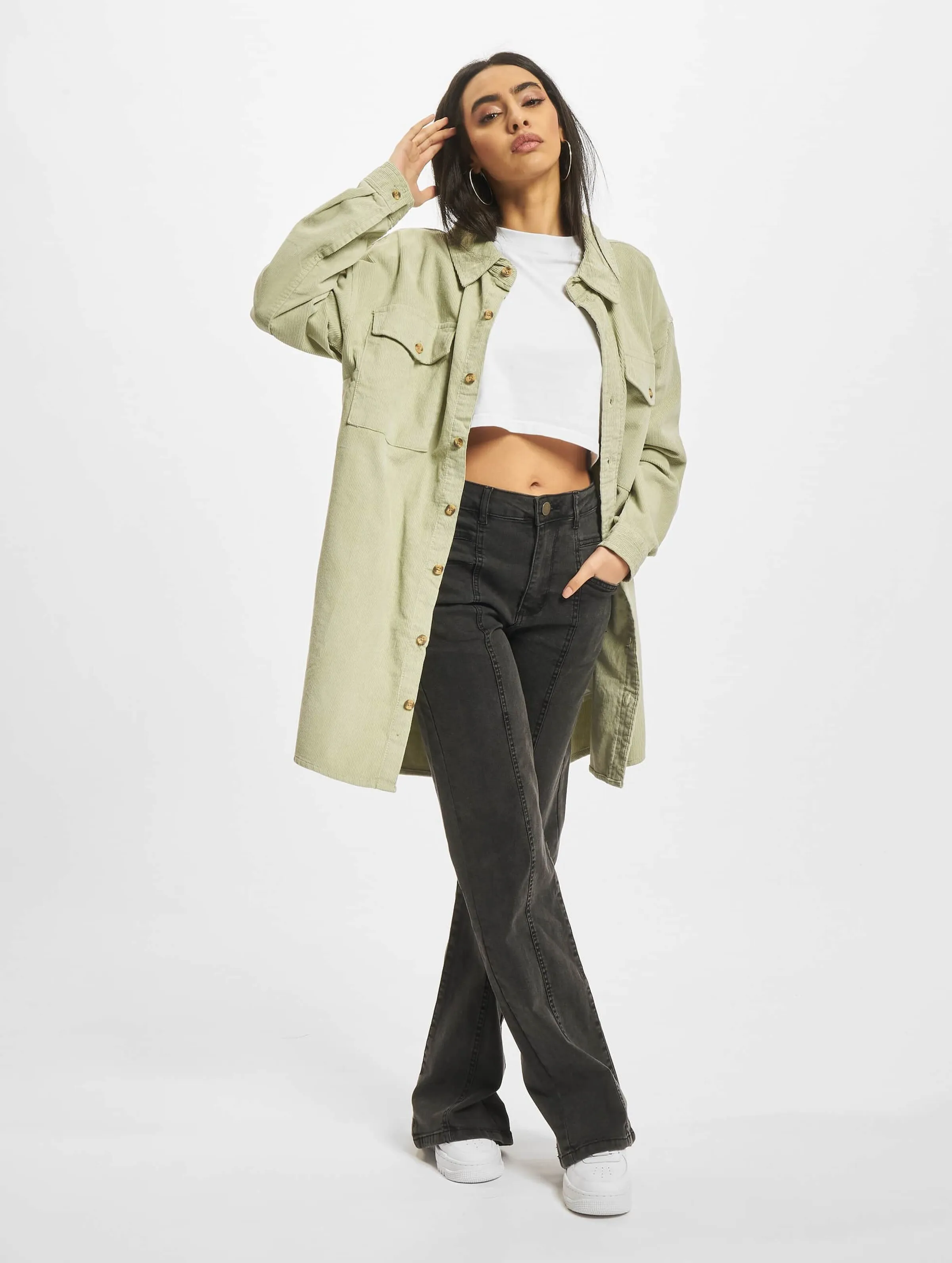Ladies Long Corduroy