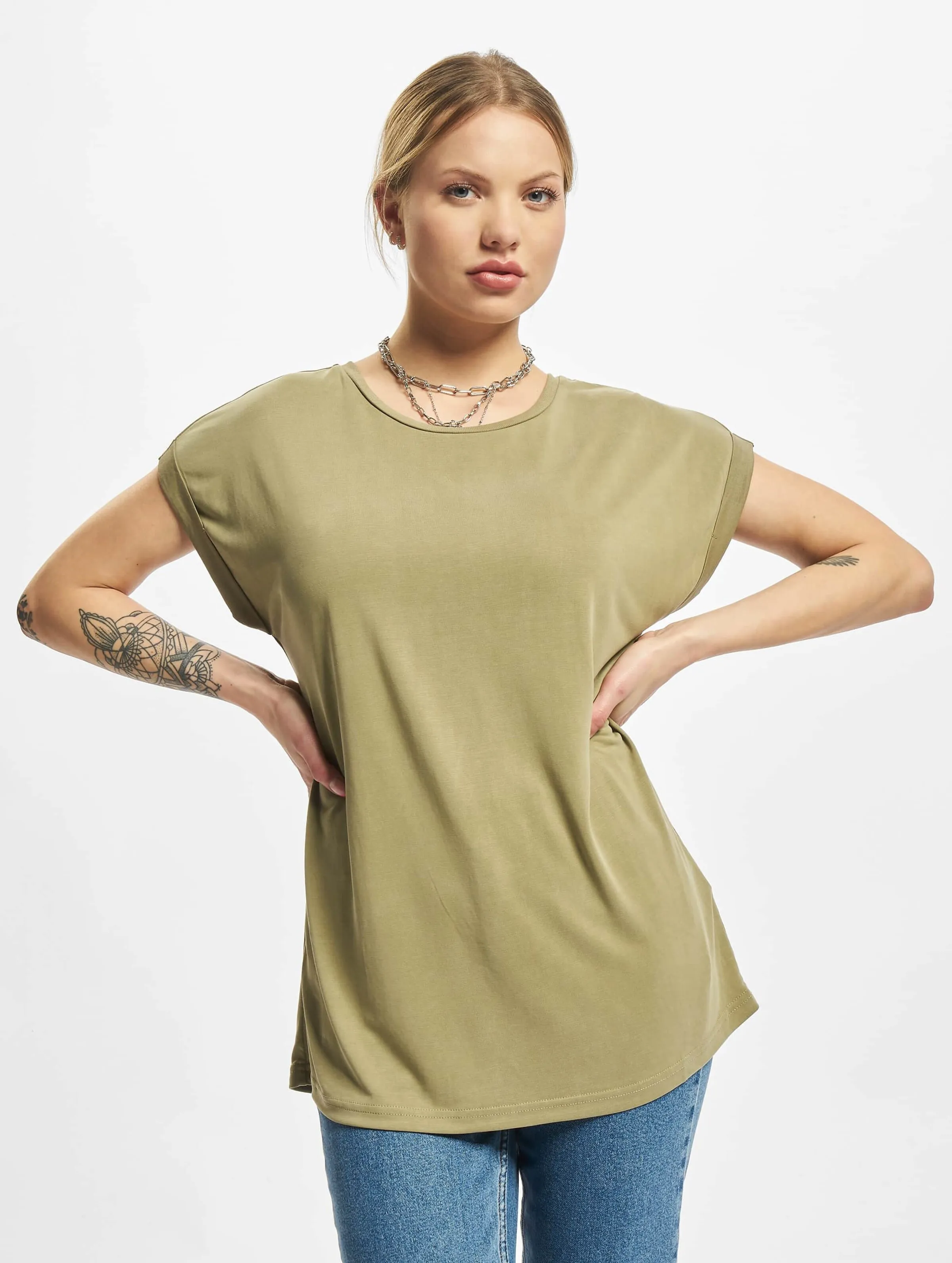 Ladies Modal Extended Shoulder