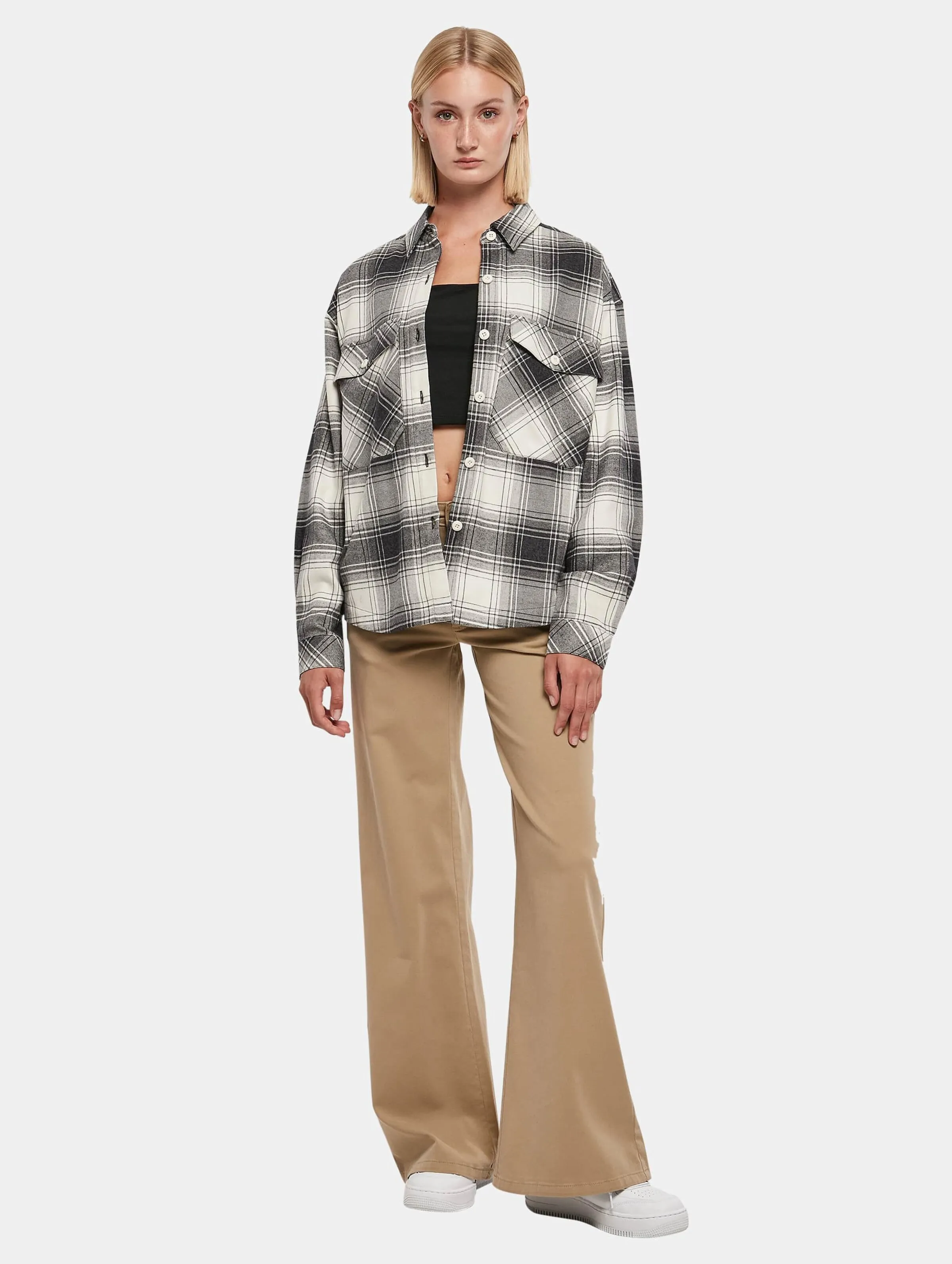 Ladies Oversized Check 