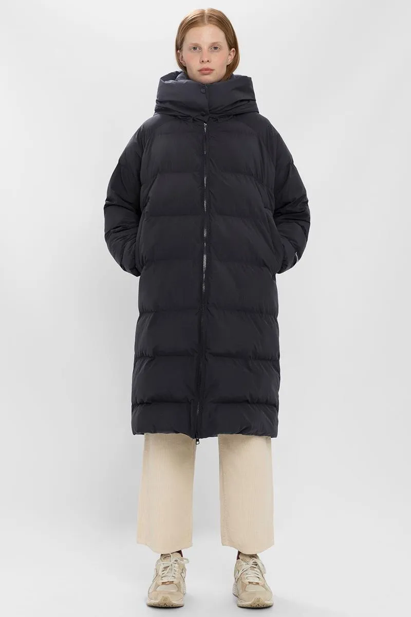 LOREAK MENDIAN CHAQUETA LARGA LANBRO NEGRA