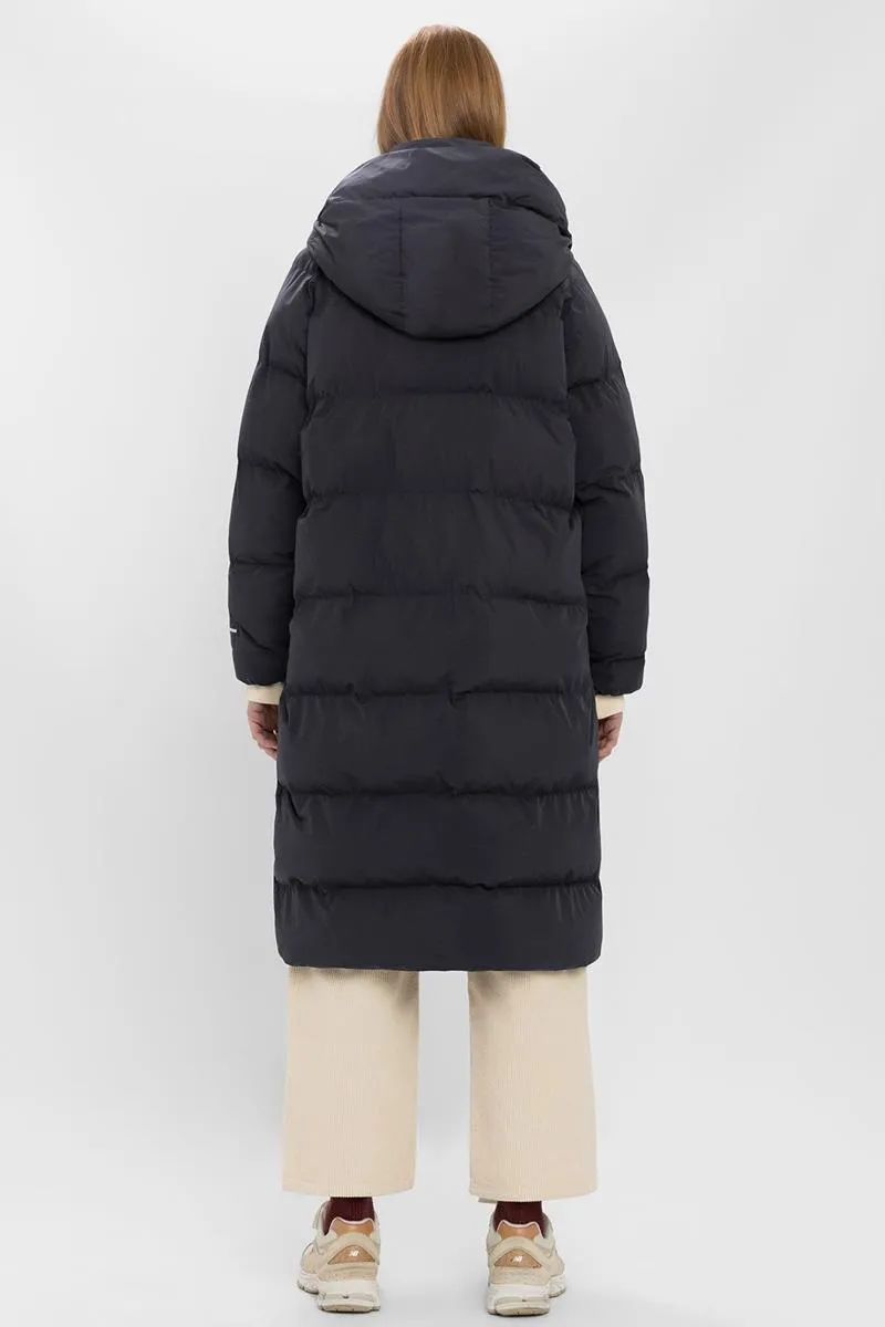 LOREAK MENDIAN CHAQUETA LARGA LANBRO NEGRA