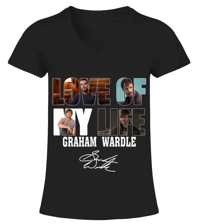 LOVE OF MY LIFE  GRAHAM WARDLE CAMISETA CUELLO PICO MUJER