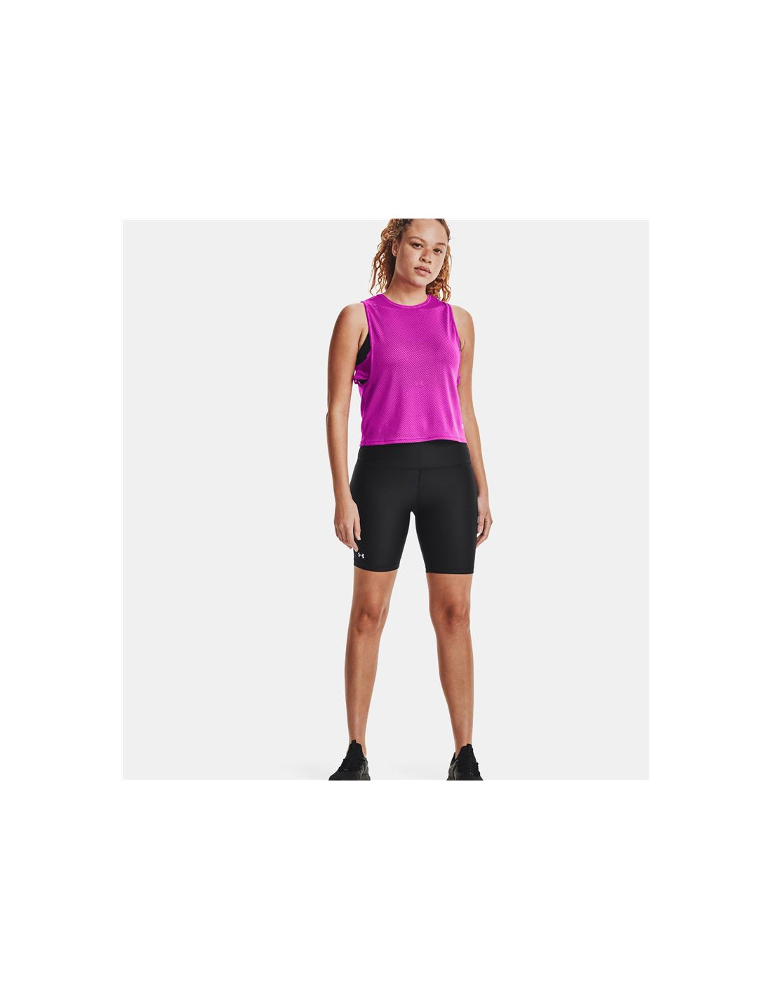 Mallas Under Amour Heat Gear Armour Bike Mujer Black