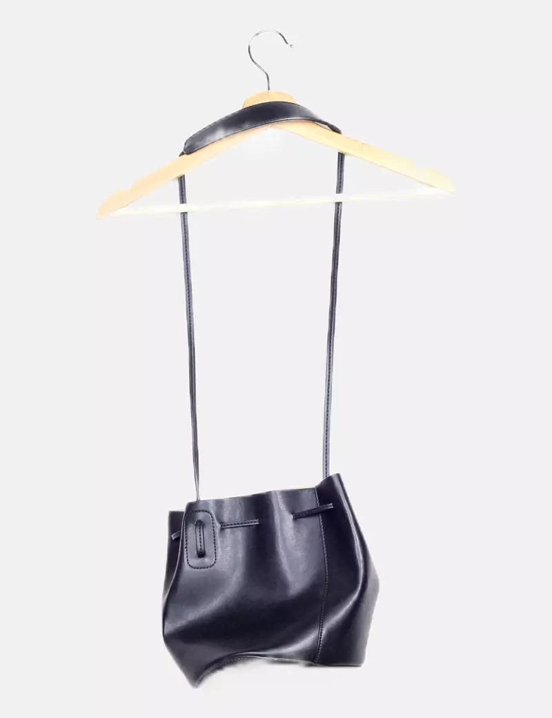 Mango Bolso bombonera negro