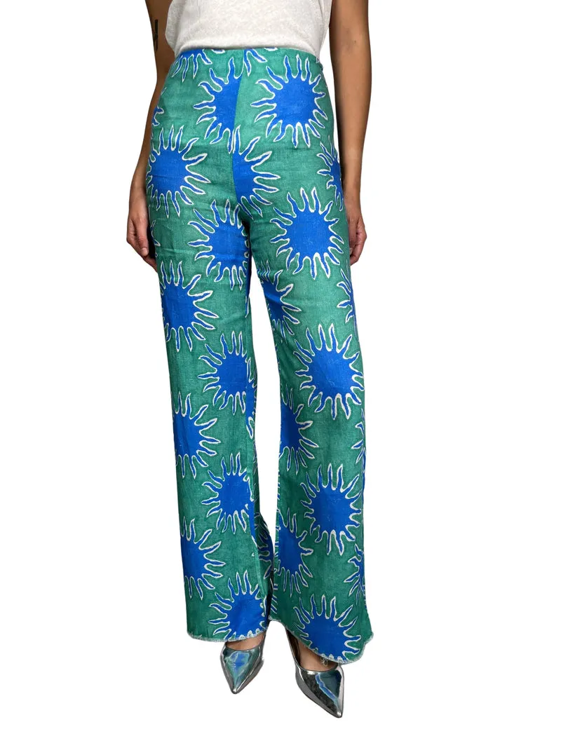 MANGO Pantalón Lino