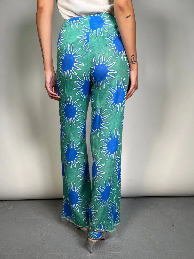 MANGO Pantalón Lino