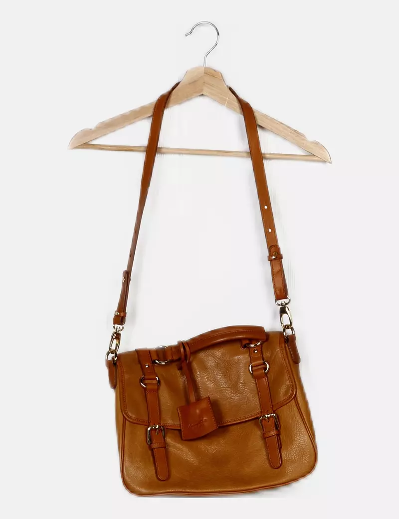 Massimo Dutti Bolso bandolero beige