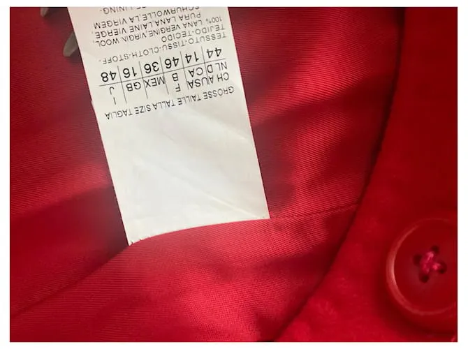 Max Mara ABRIGO Roja 