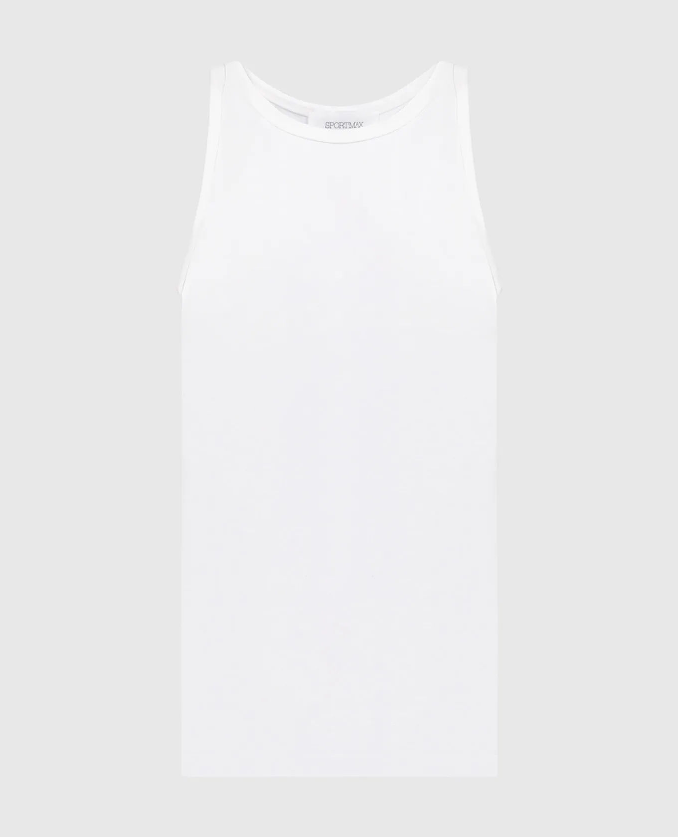 Max Mara Sportmax White EDICOLA top with crystal