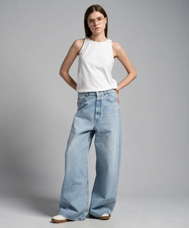 Max Mara Sportmax White EDICOLA top with crystal