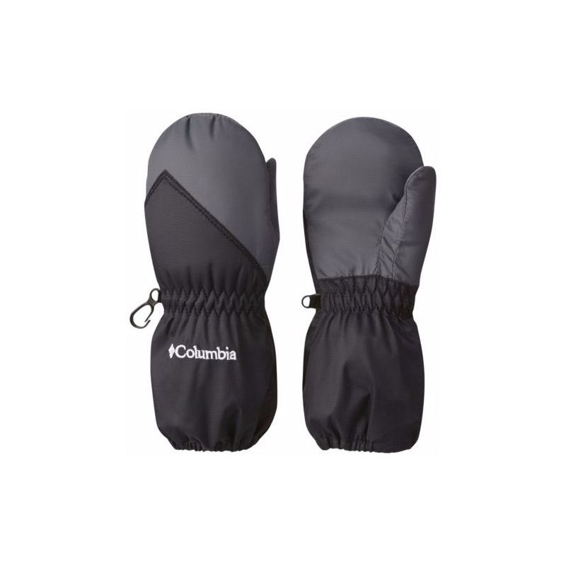 Mitones Columbia Toddler Chippewa Long (negro, grafito) niño