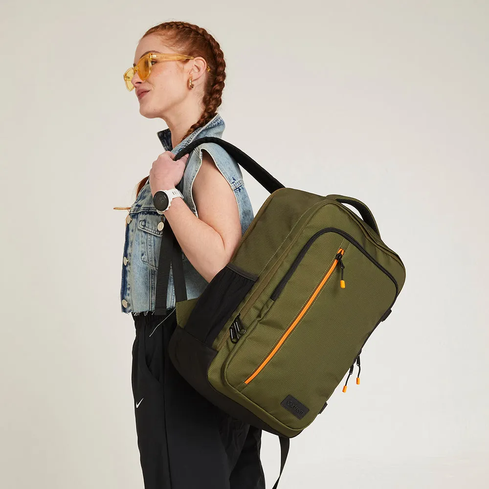 Mochila de viaje Litemove verde L