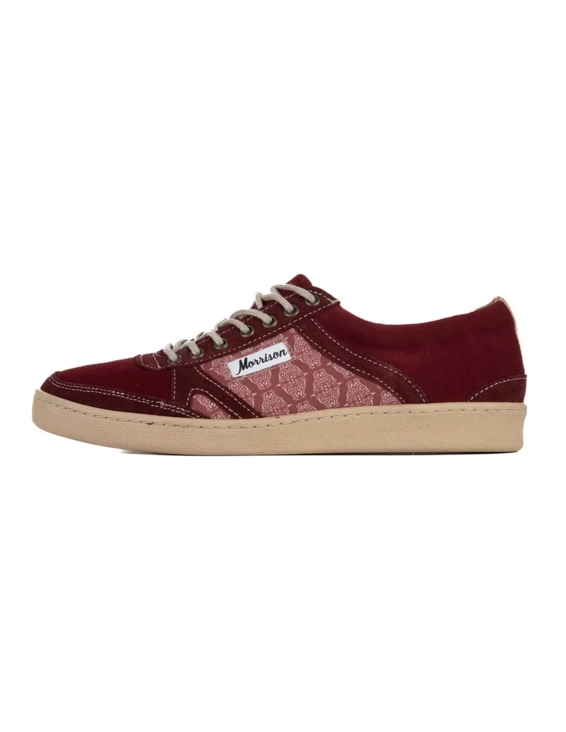 MORRISON  ZAPATILLAS BURDEOS SMITH VAINILLA HOMBRE