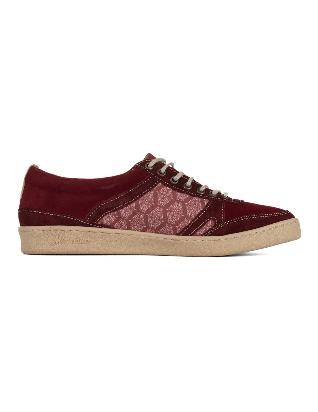 MORRISON  ZAPATILLAS BURDEOS SMITH VAINILLA HOMBRE