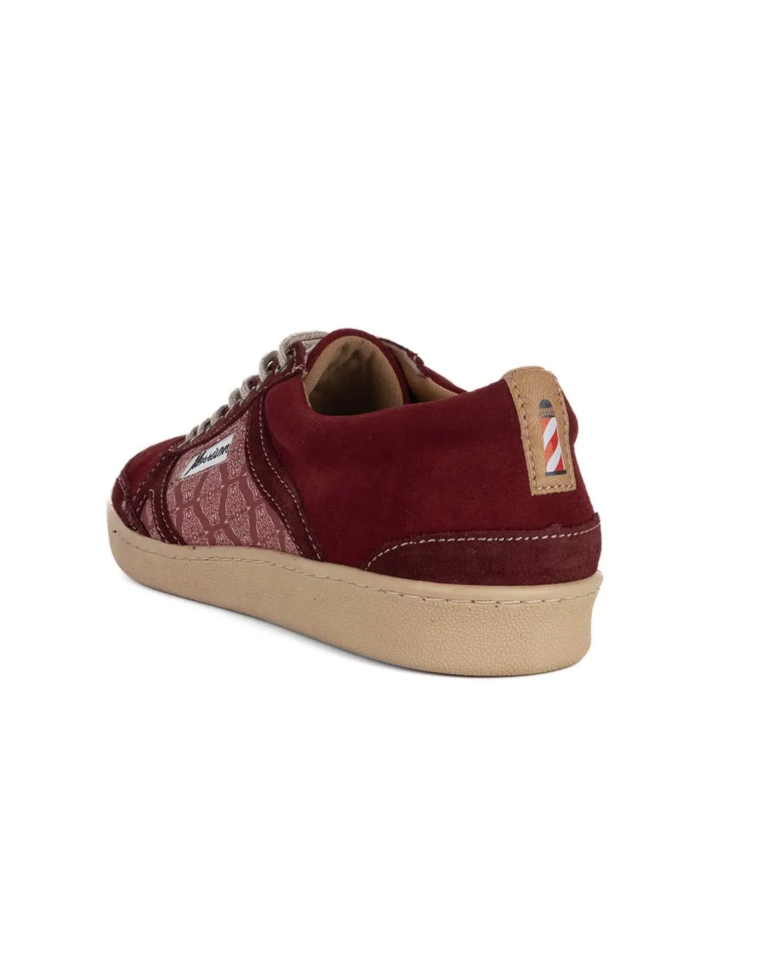 MORRISON  ZAPATILLAS BURDEOS SMITH VAINILLA HOMBRE