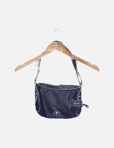 Mua! Bolso mini negro ribetes
