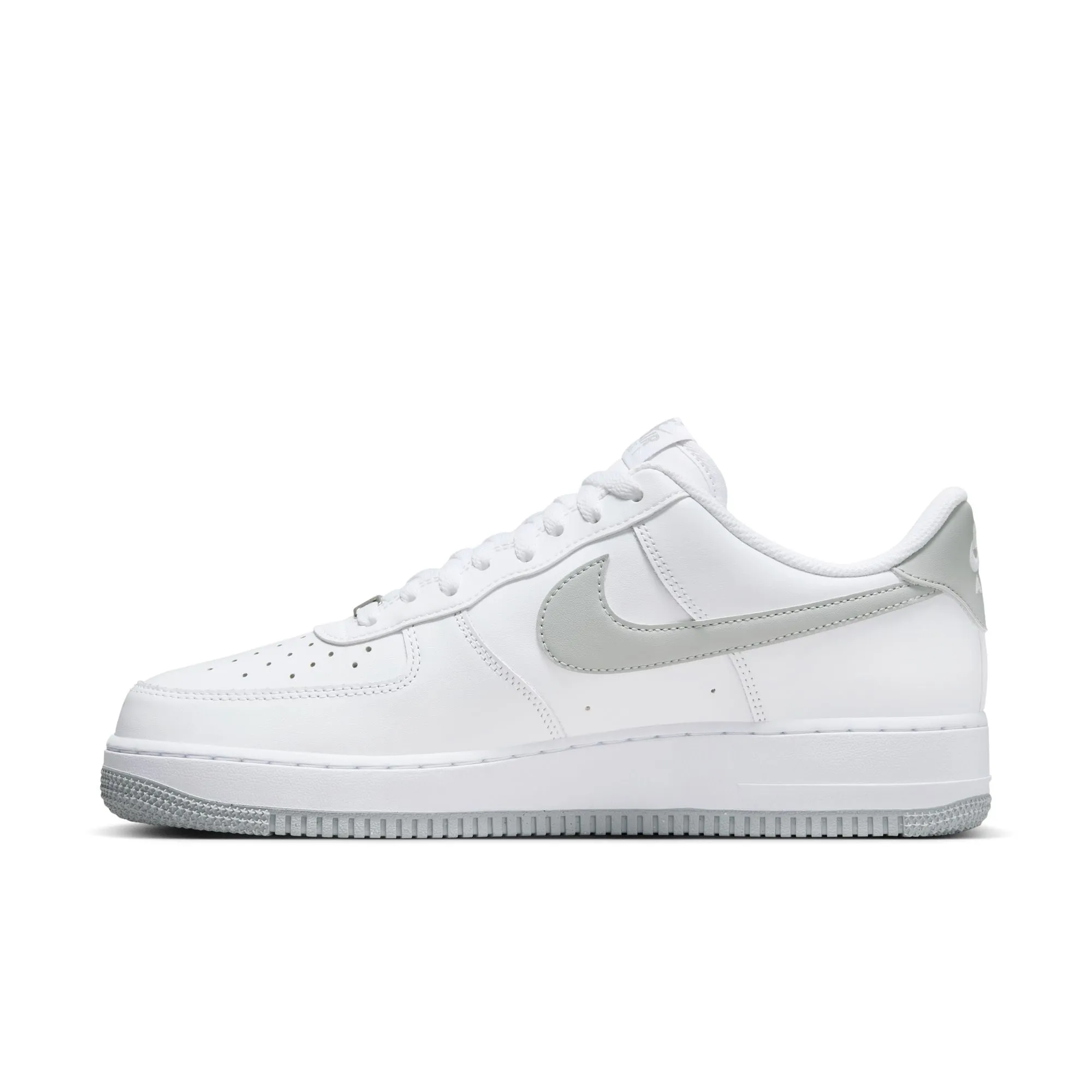 NIKE AIR FORCE 1 '07 WHITE/LT SMOKE GREYWHITE