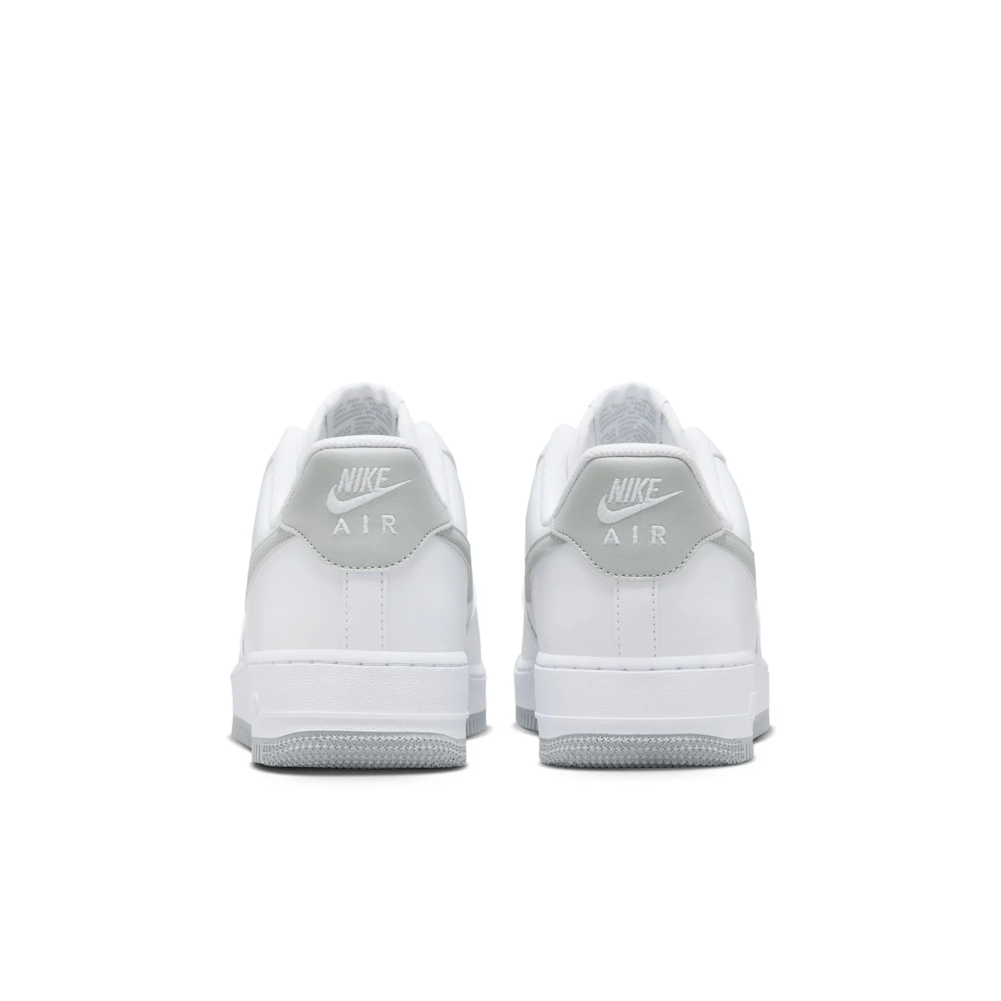 NIKE AIR FORCE 1 '07 WHITE/LT SMOKE GREYWHITE