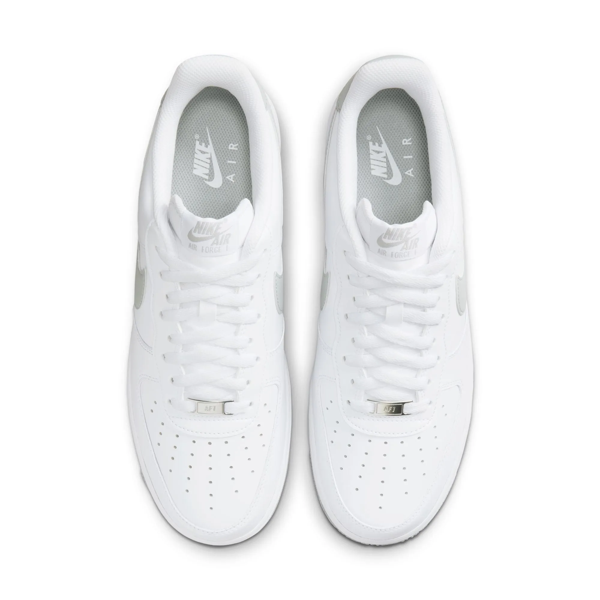 NIKE AIR FORCE 1 '07 WHITE/LT SMOKE GREYWHITE