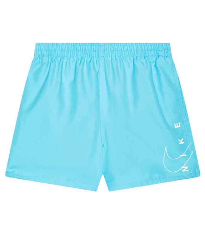 Nike Bañador 5" Split Logo Niño Aquarius Blue