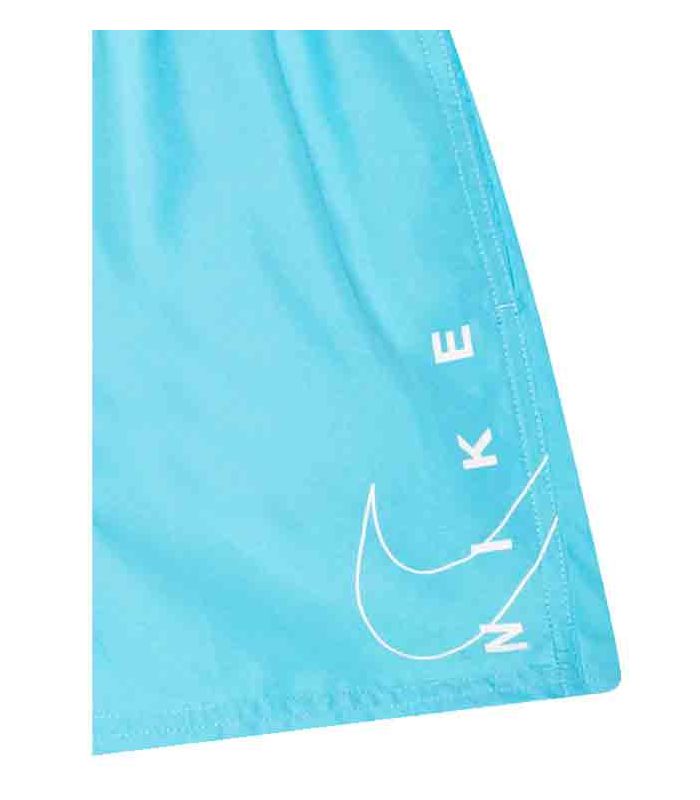 Nike Bañador 5" Split Logo Niño Aquarius Blue