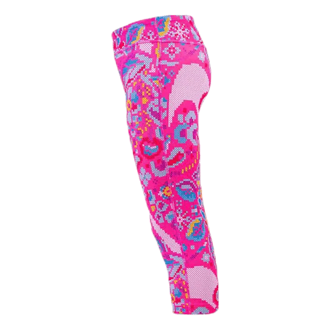 Nike Girls One Tight Capri Femme Pink