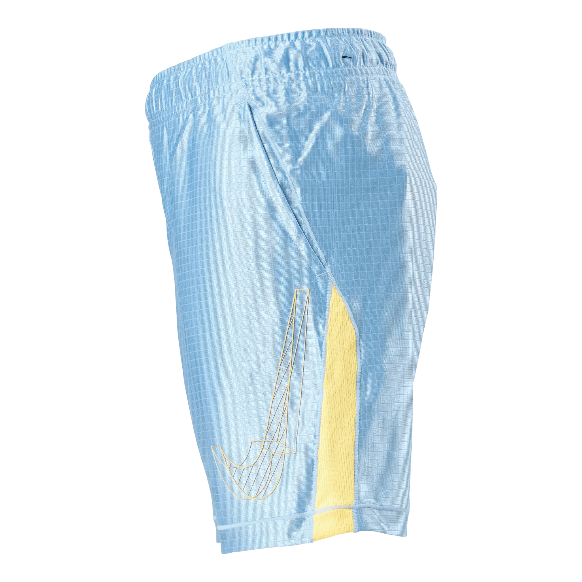 NIKE JR DRIFIT GRAPHIC SHORTS BLUE