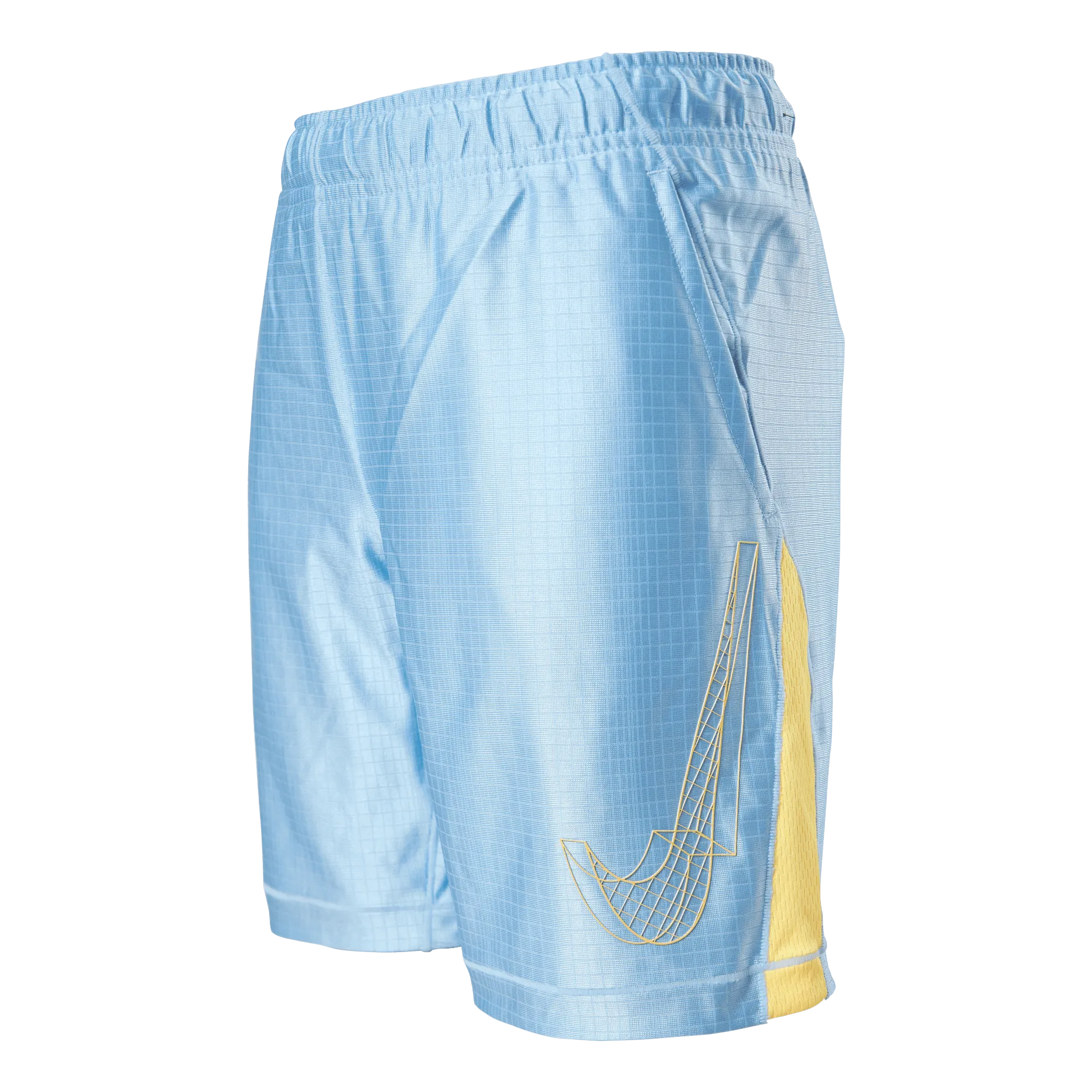 NIKE JR DRIFIT GRAPHIC SHORTS BLUE